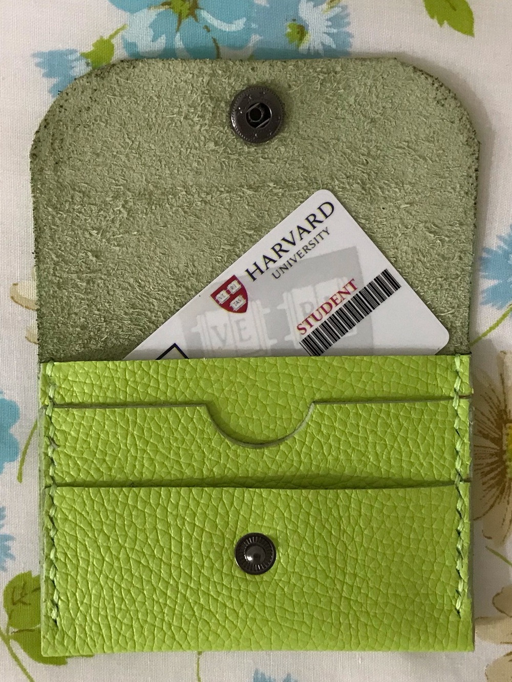 Handmade Genuine Leather Card Holder Wallet Cardholder